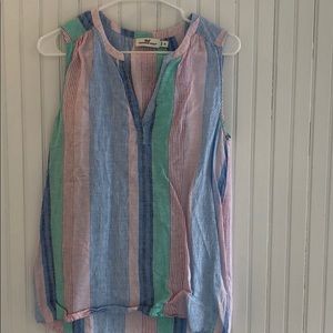 Vineyard vines Linen sleeveless top